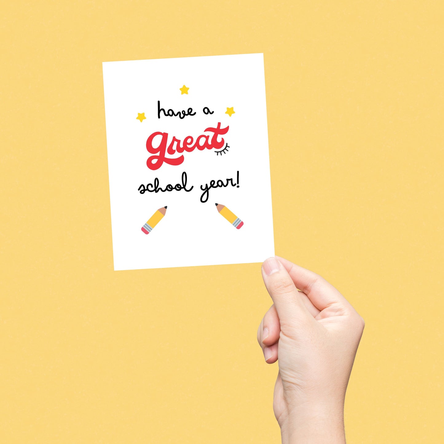Have a Great School Year Back to School Greeting Card