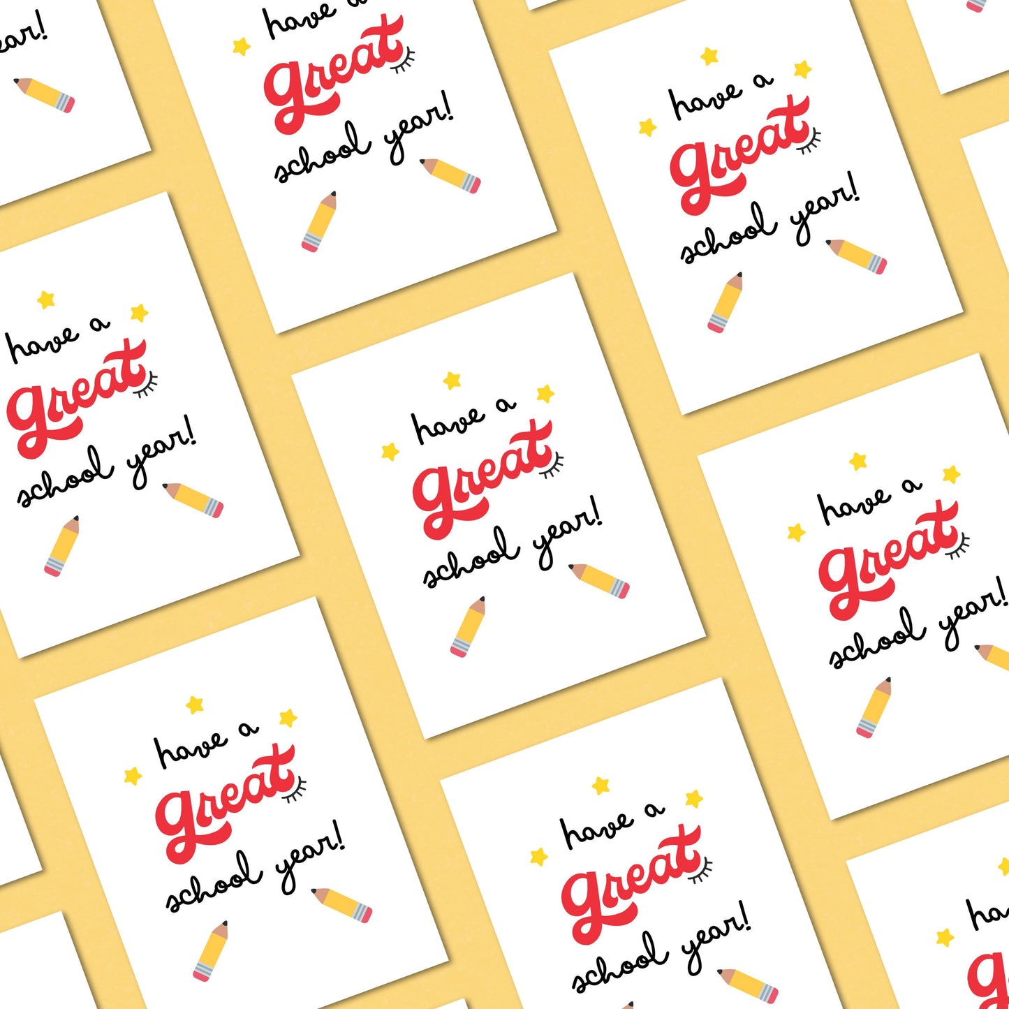 Have a Great School Year Back to School Greeting Card