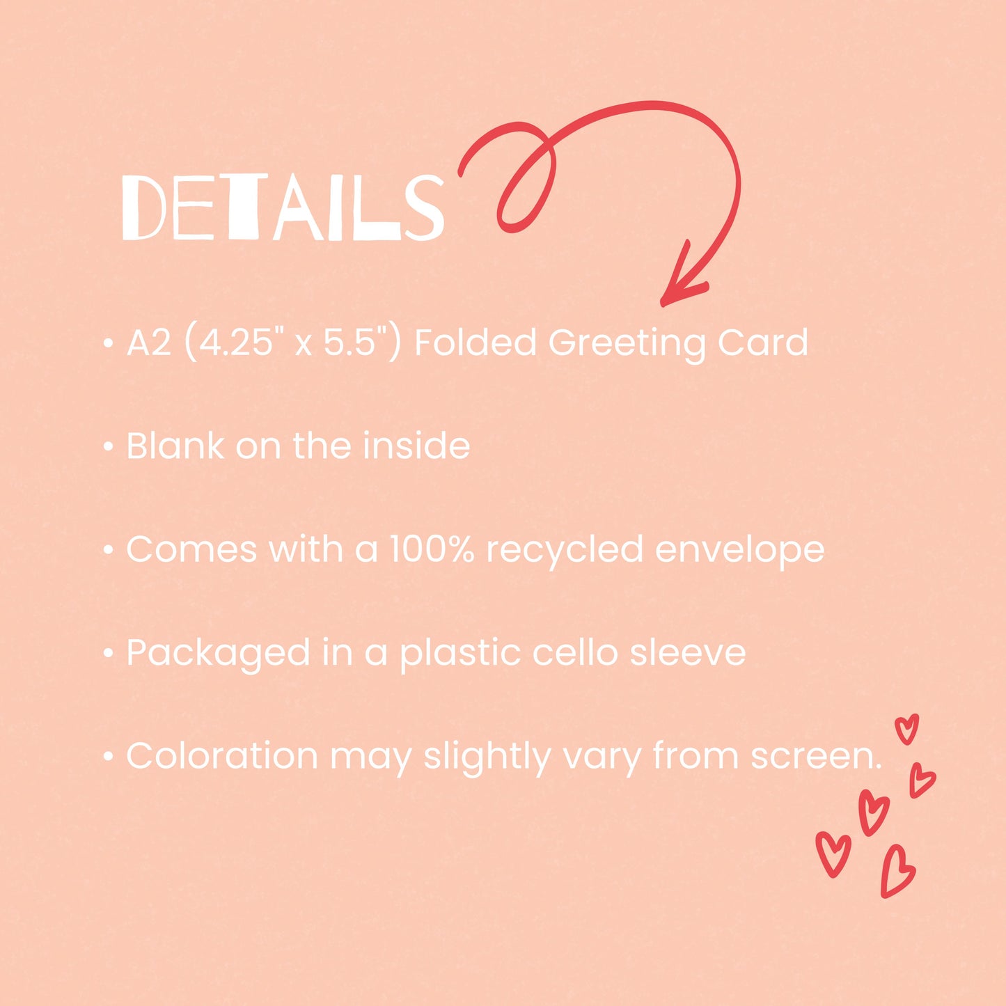 Hip Hip Hooray Replacement Confetti Greeting Card